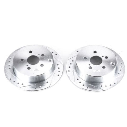 PowerStop Power Stop 03-06 Pontiac Vibe Rear Evolution Drilled & Slotted Rotors - Pair