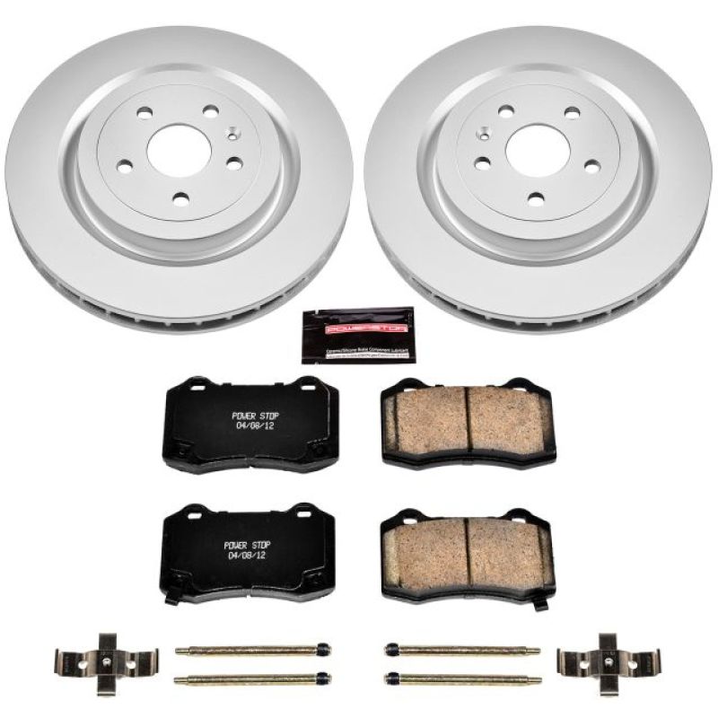 PowerStop Power Stop 09-15 Cadillac CTS Rear Z17 Evolution Geomet Coated Brake Kit