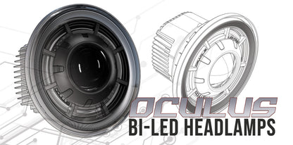 ORACLE Lighting Oracle Oculus 7in Bi-LED Projector Headlights for Jeep Wrangler JK - 6000K