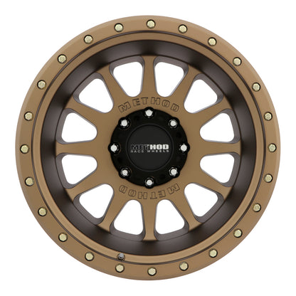 Method Wheels Method MR605 NV 20x10 -24mm Offset 8x6.5 121.3mm CB Method Bronze Wheel