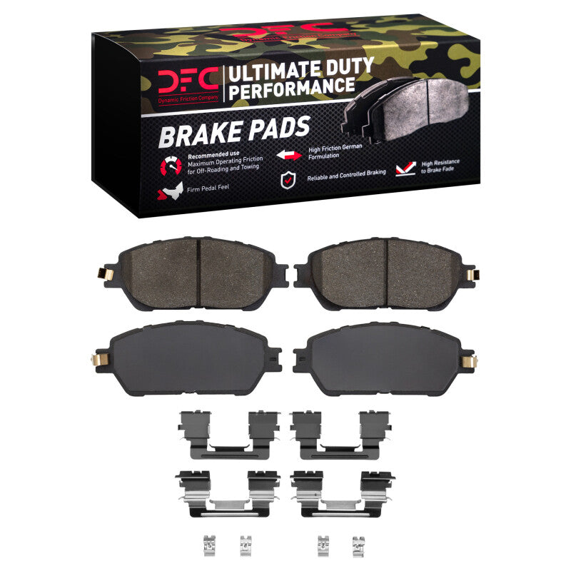 DFC 05-15 Toyota Tacoma Front Ultimate Duty Performance Brake Pads and Hardware Kit