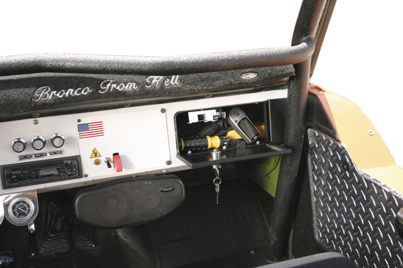 Tuffy Products Tuffy Bronco Security Glovebox 196677- Black