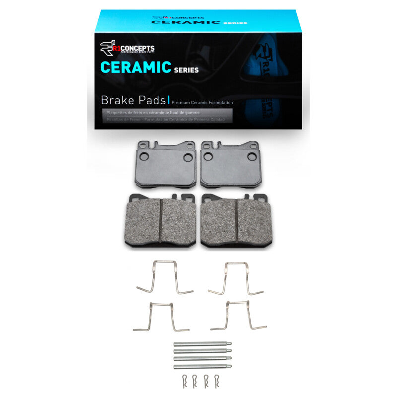 R1 Concepts R1 1973-1979 Mercedes-Benz 300SD Front R1 Ceramic Pads & Hardware Kit
