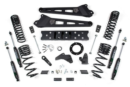 Zone Offroad 19-24 Ram 2500 6.5in Radius Arm - 4.5in Rear Coils - Diesel - 6-Bolt T-Case-Fox Shocks
