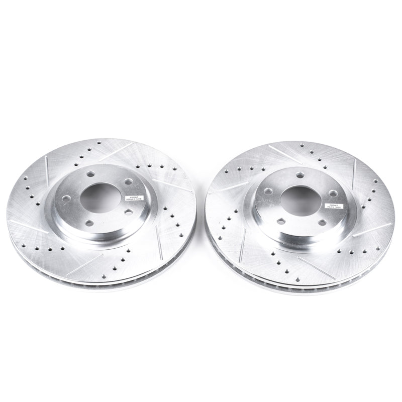 PowerStop Power Stop 03-05 Infiniti FX35 Front Evolution Drilled & Slotted Rotors - Pair