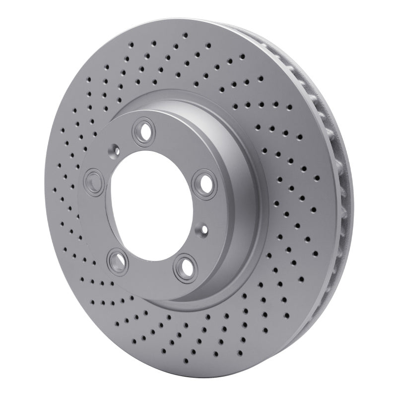 DFC 99-23 Porsche 718 Boxster Left Front Drilled GeoSPEC Coated Rotor