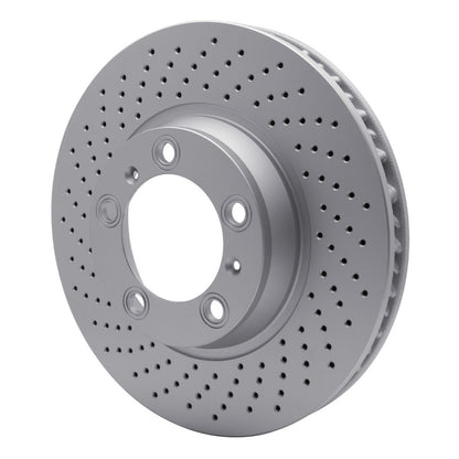 DFC 99-23 Porsche 718 Boxster Left Front Drilled GeoSPEC Coated Rotor
