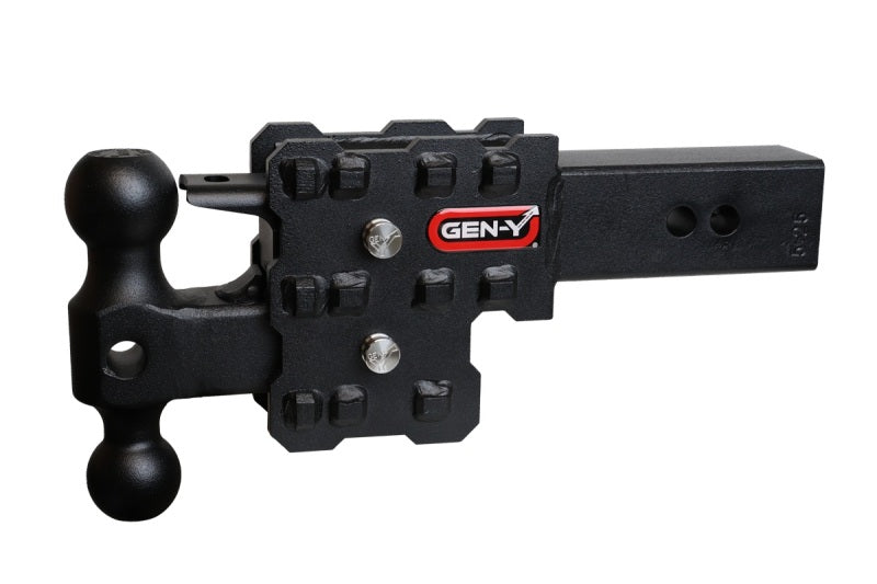GEN-Y Hitch Gen-Y Phantom-X 2.5in Solid Shank 2.5in Drop 1.6K TW 16K Hitch w/GH-051 & GH-032 (No Flat Towing)