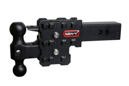 GEN-Y Hitch Gen-Y Phantom-X 2.5in Solid Shank 2.5in Drop 1.6K TW 16K Hitch w/GH-051 & GH-032 (No Flat Towing)