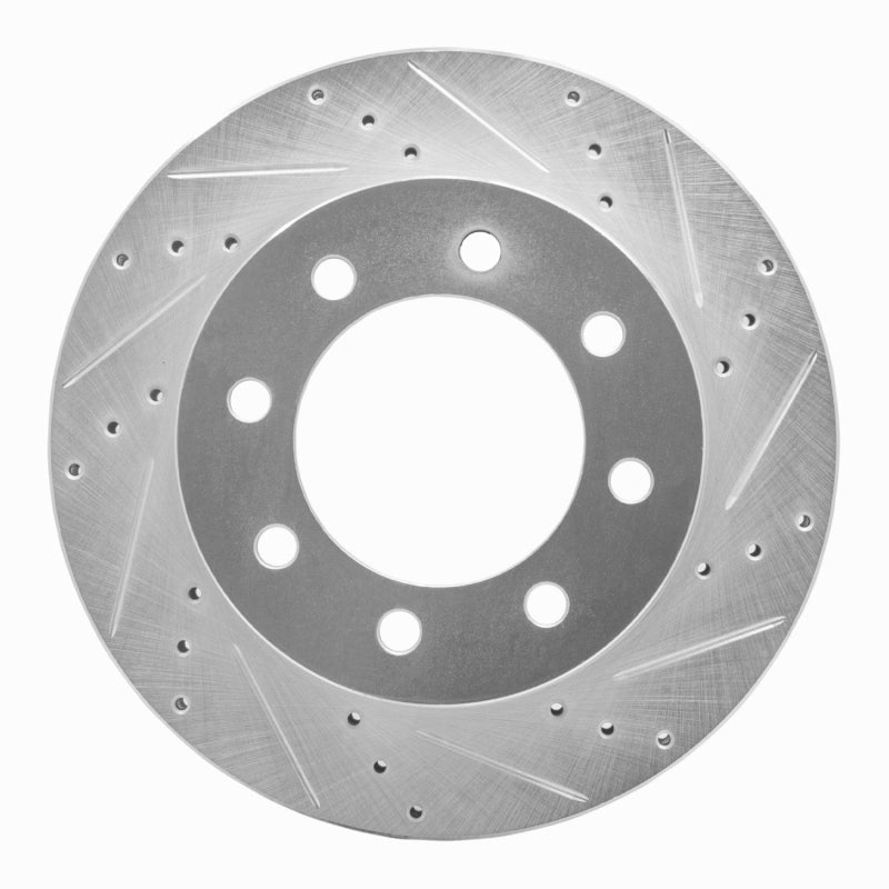 R1 Concepts R1 03-08 Dodge Ram 4000 (Mexico) Front Right Drilled & Slotted Silver Brake Rotor