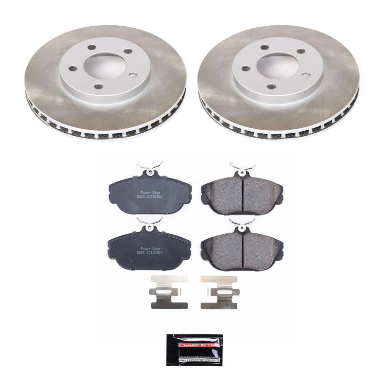 PowerStop Power Stop 94-00 Mercury Sable Front Semi-Coated Rotor Kit