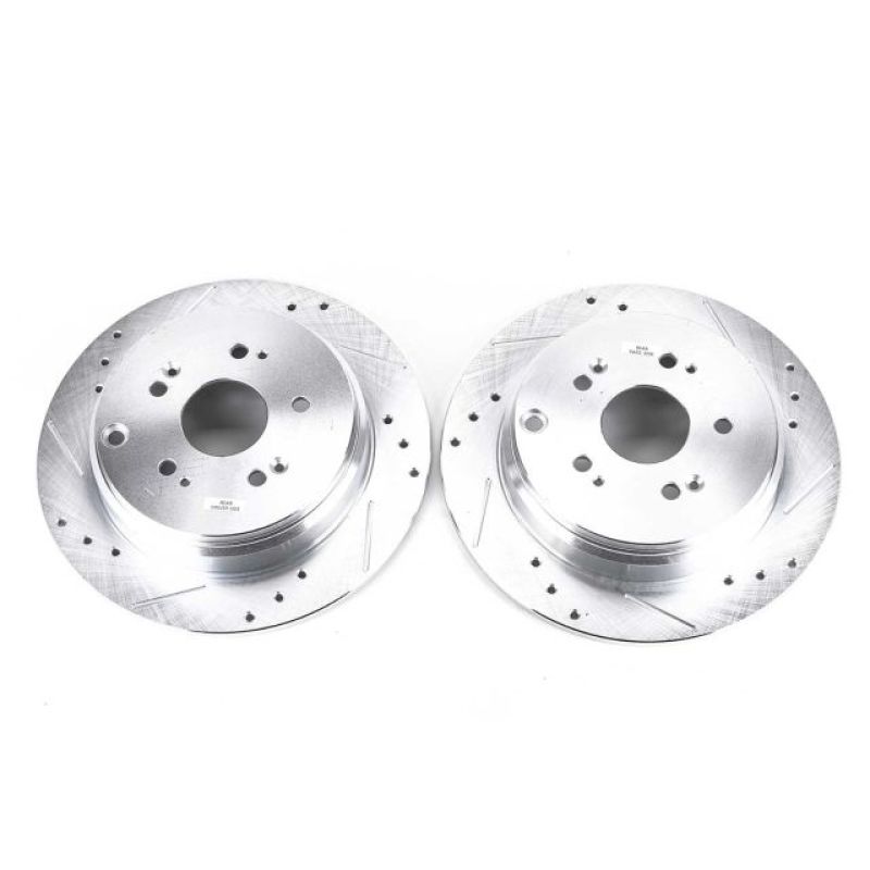PowerStop Power Stop 07-18 Acura RDX Rear Evolution Drilled & Slotted Rotors - Pair