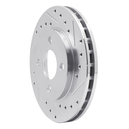 R1 Concepts R1 81-87 Chrysler Town & Country Front Right Drilled & Slotted Silver Brake Rotor