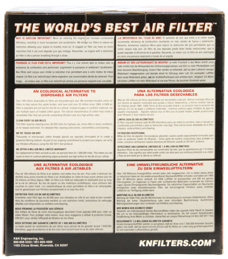K&N Engineering K&N Custom Air Filter - Round 6.25in OD 5.25in ID 4in H