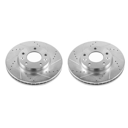 PowerStop Power Stop 03-05 Kia Sedona Front Evolution Drilled & Slotted Rotors - Pair