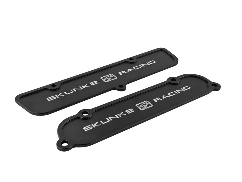 Skunk2 Racing Skunk2 Black Anodized Billet 6061 Aluminum Intake & Exhaust Port Covers - K-Series Cylinder Heads