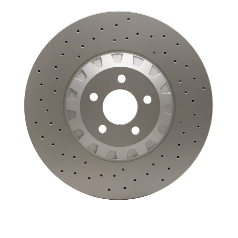DFC 16-18 Ford Mustang Right Front Drilled GeoSPEC Coated Rotor