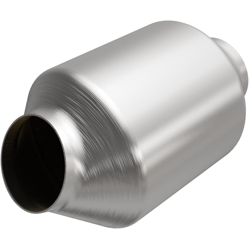 MagnaFlow Carb Compliant SS Univ. Catalytic Converter 8.125in Body L X 5in Body W (2.50 CA Spun)