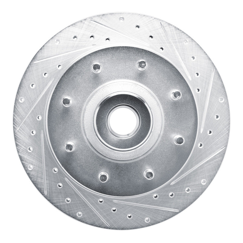 R1 Concepts R1 73-77 Dodge B300 Van (71-74) / B300 (75-80) Front Right Drilled & Slotted Silver Brake Rotor