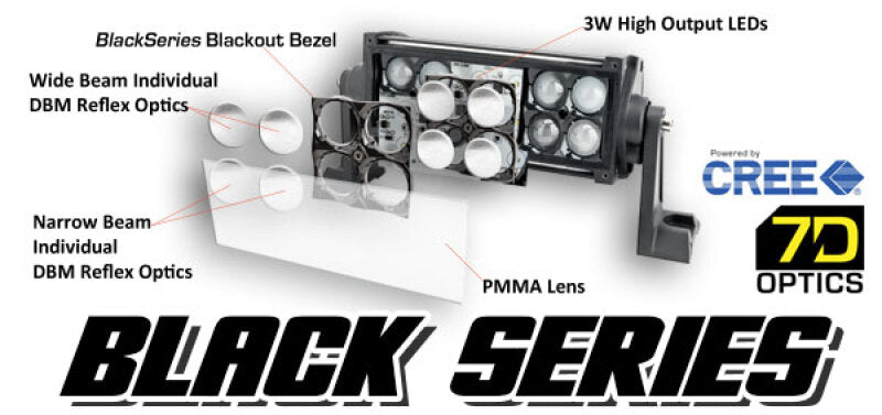 ORACLE Lighting Oracle Black Series - 7D 50 288W Dual Row LED Light Bar - 6000K