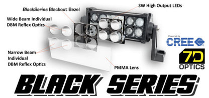 ORACLE Lighting Oracle Black Series - 7D 50 288W Dual Row LED Light Bar - 6000K