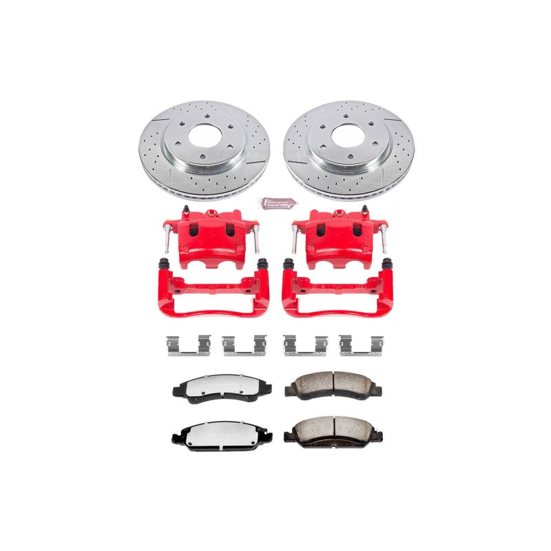 PowerStop Power Stop 05-07 Nissan Titan Front Z36 Truck & Tow Kit w/Cals