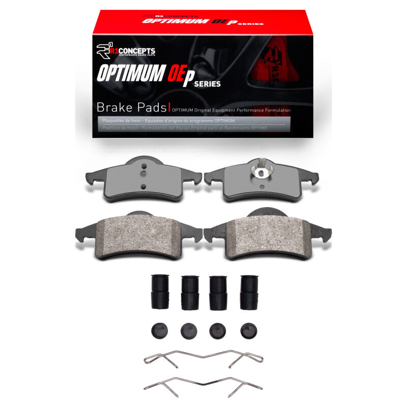 R1 Concepts R1 99-04 Jeep Grand Cherokee Rear Optimum OE Pads & Hardware Kit