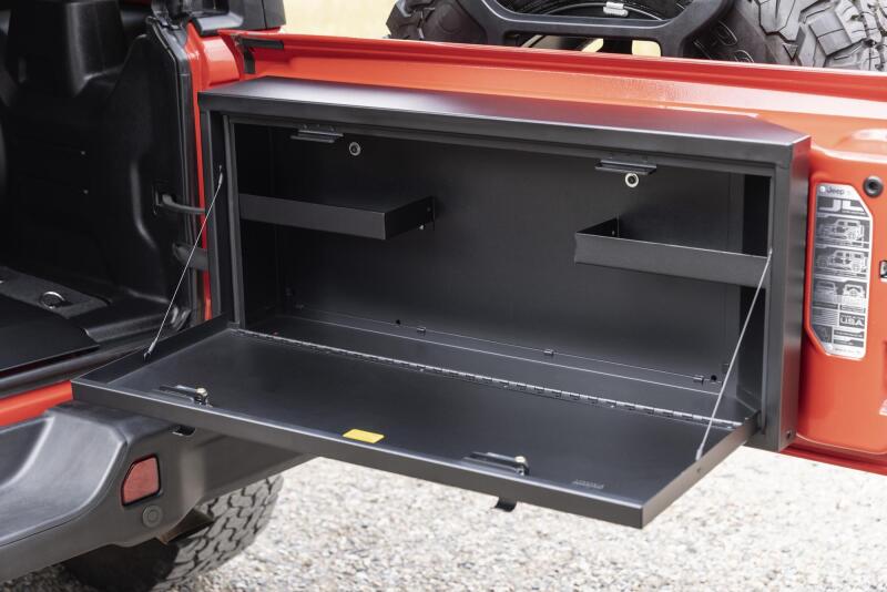 Tuffy Products Tuffy Tailgate Lockbox W/ Keyed Lock For Jeep Wrangler