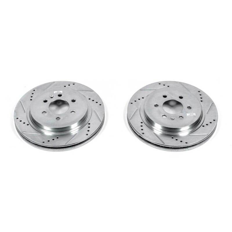 PowerStop Power Stop 04-09 Cadillac SRX Rear Evolution Drilled & Slotted Rotors - Pair