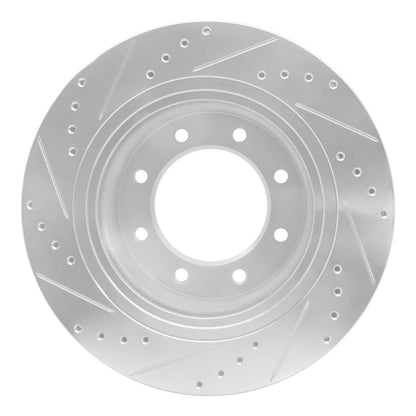 R1 Concepts R1 12-21 Nissan NV1500 Front Right Drilled & Slotted Silver Brake Rotor