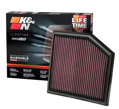 K&N Engineering K&N 08-11 Lexus GS460 4.6L-V8 Drop In Air Filter