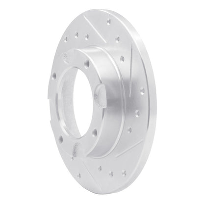 R1 Concepts R1 76-81 Honda Accord Hatchback Front Right Drilled & Slotted Silver Brake Rotor