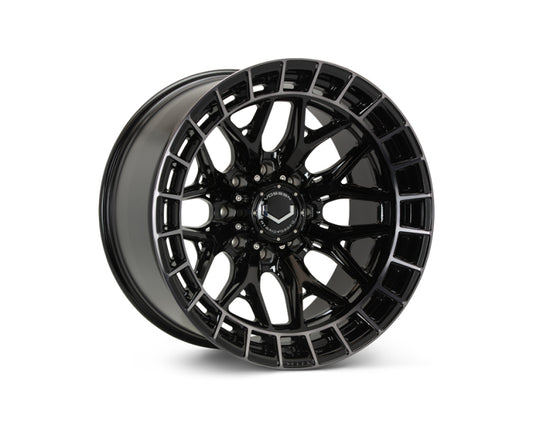 Vossen HFX-1 20x9 - 8x165.1 - ET18 - Deep Face - 125.1 - Tinted Gloss Black Wheel