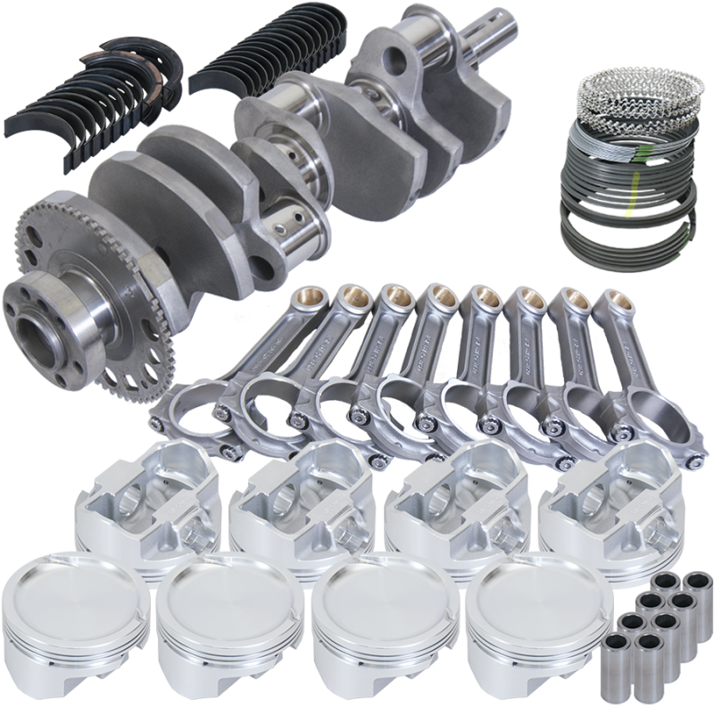 Eagle Chevy 4.8/5.3 LS 4.000in Crank 58 Tth Rlctor 6.125in I-Beam 3.780in Pistons Rotating Assembly