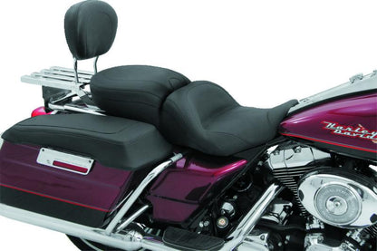Mustang Motorcycle Mustang 00-11 Yamaha V-Star 1100 Classic,02-11 V-Star 1100 Silverado 2PC Seat w/Studs - Black