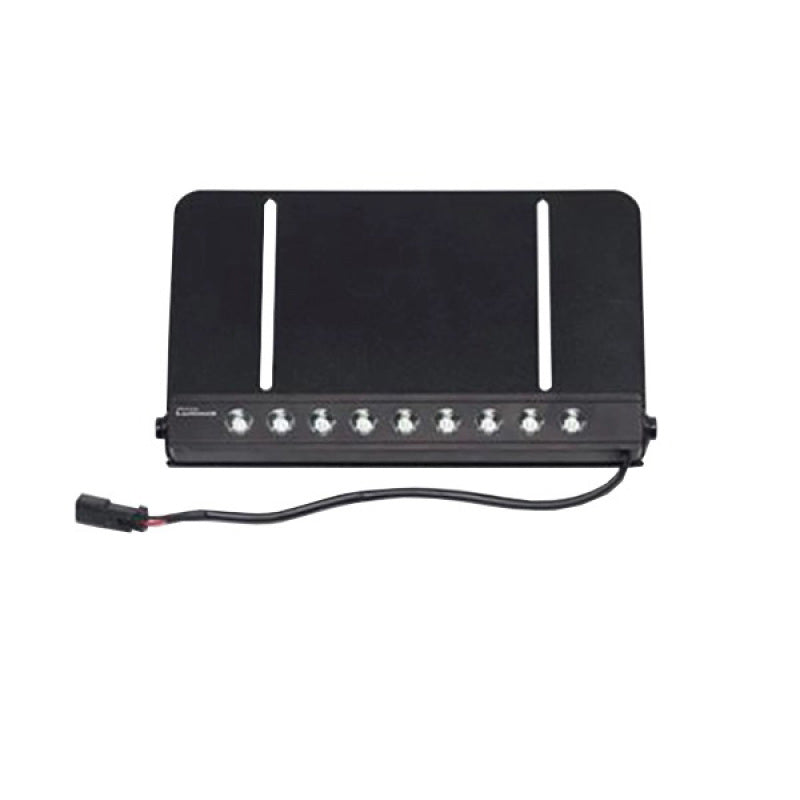 Putco 07-18 Jeep Wrangler - License Plate Frame w/ 10in Luminix Light Bar 3600LM