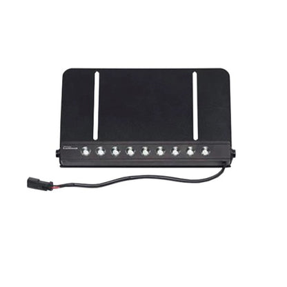 Putco 07-18 Jeep Wrangler - License Plate Frame w/ 10in Luminix Light Bar 3600LM