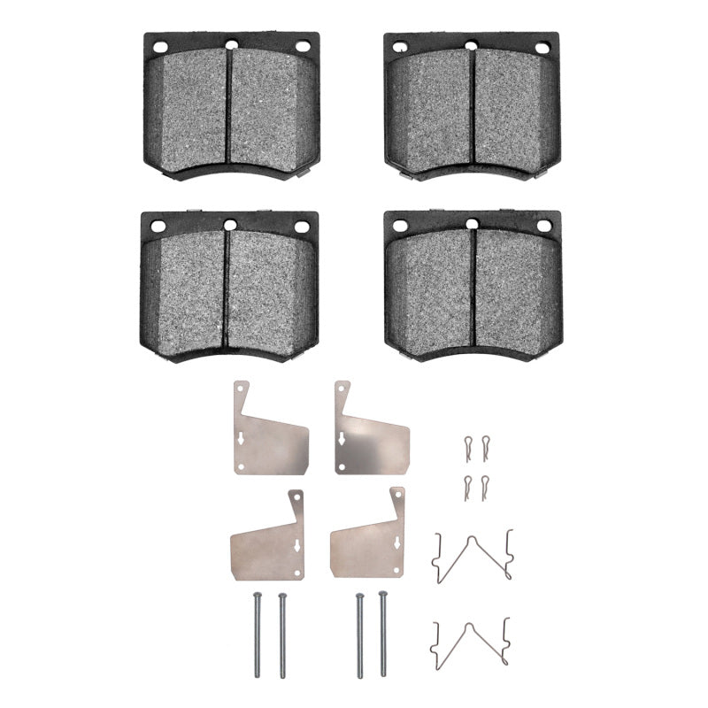 R1 Concepts R1 70-83 DeLorean DMC 12 Front Semi Met Pads & Hardware Kit