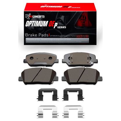 R1 Concepts R1 2013-2015 Hyundai Veloster Front R1 Optimum OE Pads & Hardware Kit