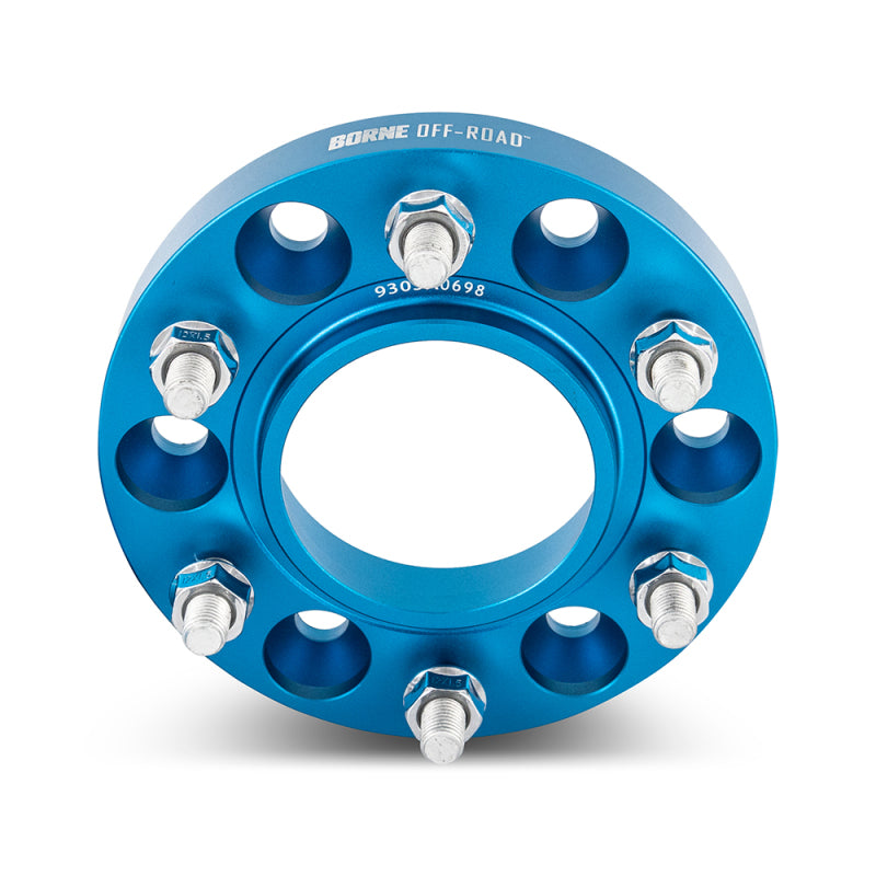 Borne Off-Road Wheel Spacers - 6x139.7 - 78.1 - 38.1mm - M14x1.5 - Blue