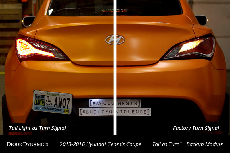 Diode Dynamics 13-16 Hyundai Genesis Coupe Tail as Turn +Backup Module (USDM) Stage 1