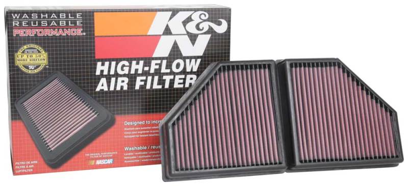 K&N Engineering K&N 16-19 BMW 750i L6-4.4L F/I Replacement Drop In Air Filter