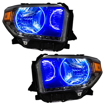 ORACLE Lighting Oracle 14-17 Toyota Tundra SMD HL - Dual Halo Kit - ColorSHIFT w/o Controller