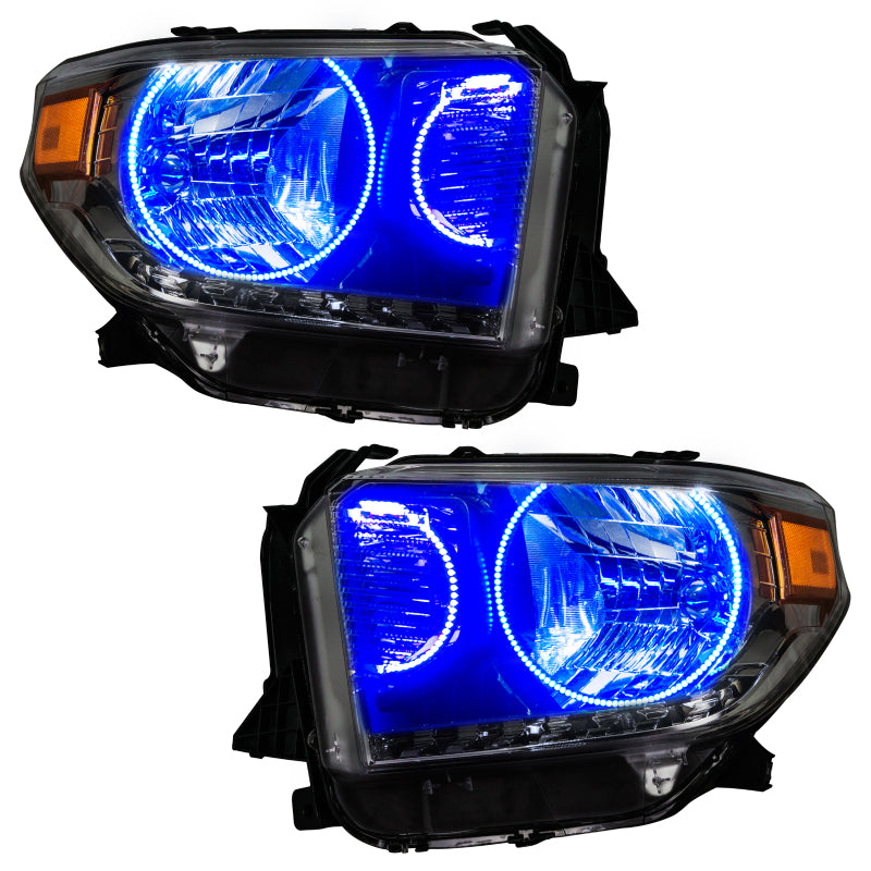 ORACLE Lighting Oracle 14-17 Toyota Tundra SMD HL - Dual Halo Kit - ColorSHIFT w/ BC1 Controller