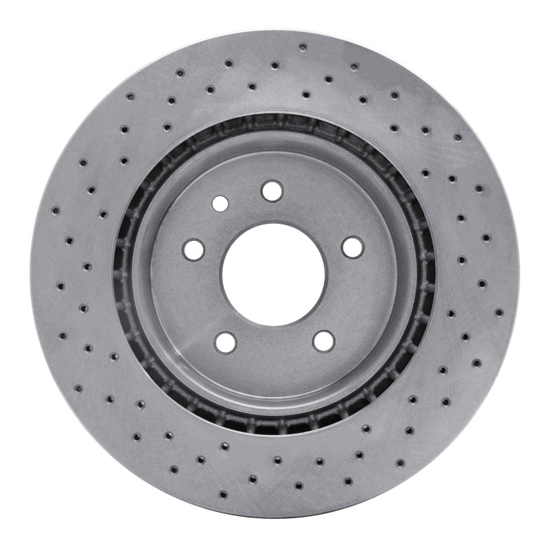 DFC 00-06 Jaguar XKR Rear Drilled Brake Rotor
