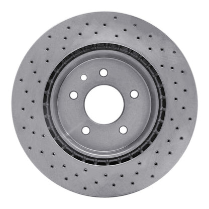 DFC 00-06 Jaguar XKR Rear Drilled Brake Rotor