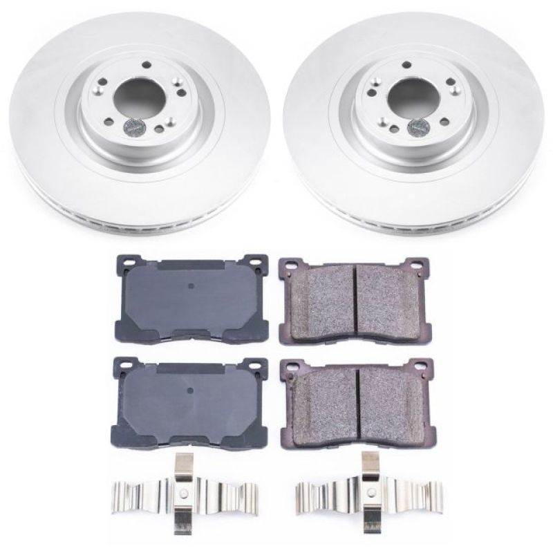 PowerStop Power Stop 12-16 Hyundai Equus Front Z17 Evolution Geomet Coated Brake Kit