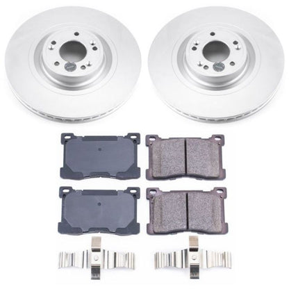 PowerStop Power Stop 12-16 Hyundai Equus Front Z17 Evolution Geomet Coated Brake Kit