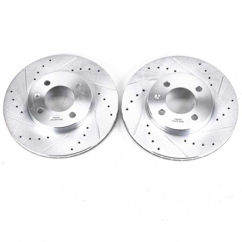 PowerStop Power Stop 95-02 Volkswagen Cabrio Front Evolution Drilled & Slotted Rotors - Pair