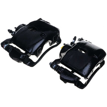 PowerStop Power Stop 02-04 Honda CR-V Front Black Caliper - Pair w/Bracket